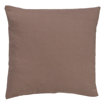 Afbeelding van Dutch Decor JAMES Sierkussen 45x45 cm duurzaam katoen effen kleur Driftwood taupe