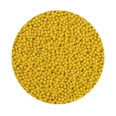 Afbeelding van BrandNewCake Chocolade Crispy Parels Geel 600g