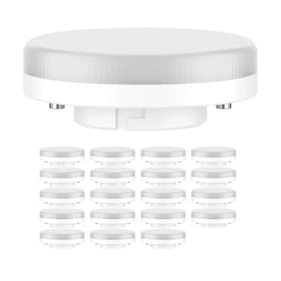 Afbeelding van ledscom.de 20 x GX53 LED lampen, wit (4000 K), 4 W, 420 lm, 96, mat