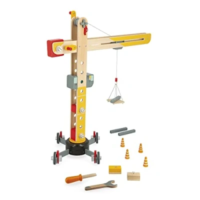 Image de Jouet en bois Janod Grande Grue