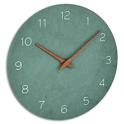 Afbeelding van TFA Dostmann 60.3054.04 Wandklok Kwarts 297 mm x 45 Jade, Groen