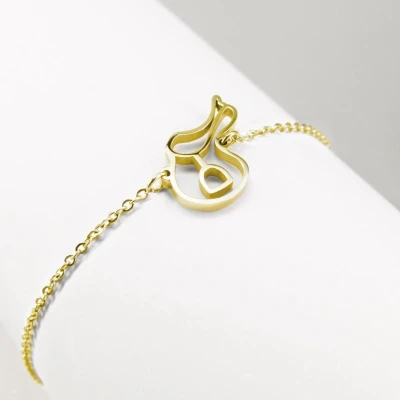 Afbeelding van Ponytail&amp;Co Armband Zadel Goud 17+5cm