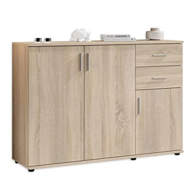 Afbeelding van Emob Commode Bruin 120x35x82 cm