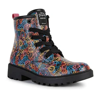 Afbeelding van Geox J Casey Girl Laarzen voor meisjes, zwart, meerkleurig