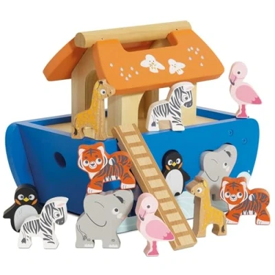 Afbeelding van Le Toy Van Noa&#039;s ark Houten speelset