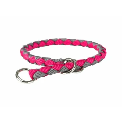 Afbeelding van Trixie Cavo Anti Trek Halsband Fuchsia/grafiet M