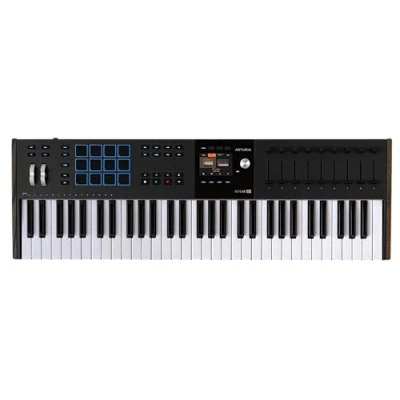 Afbeelding van Arturia KeyLab 61 mk3 (Toetsenbord), MIDI controller, Zwart
