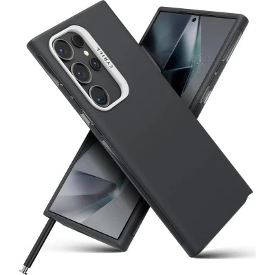 Afbeelding van Spigen Hoesje Geschikt voor Samsung Galaxy S24 Ultra Cyrill Color Back Cover TPU Zwart\