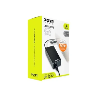 Afbeelding van Port Connect Universele Laptop Oplader Notebook Adapter 90W EU