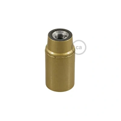 Afbeelding van creative cables Bakeliet E14 fitting set goud