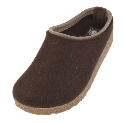 Afbeelding van Haflinger Chaussons mixte adulte Grizzly Kris 711056, Pointure:43 EU, La couleur:marron