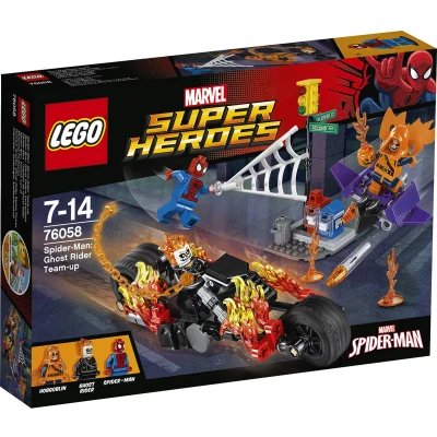 Afbeelding van LEGO Super Heroes Spider Man Ghost Rider Samenwerking 76058