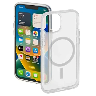 Afbeelding van Hama Cover Magcase Safety Voor Apple Iphone 14 Plus Transparant