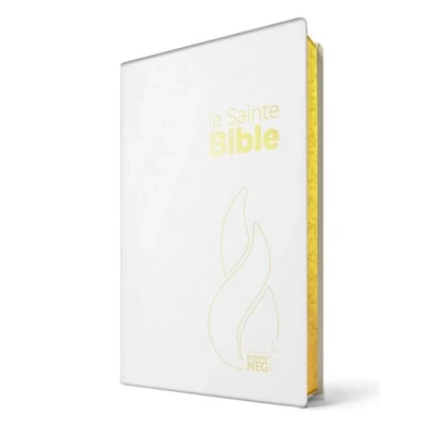 Image de Bible Segond NEG compacte toilée blanche tranche or