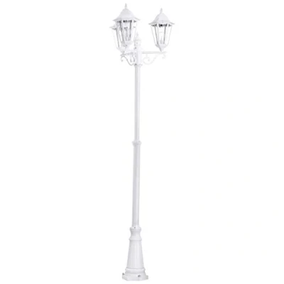 Afbeelding van EGLO Navedo Buitenverlichting Tuinpaal 3 Lichts Wit Helder
