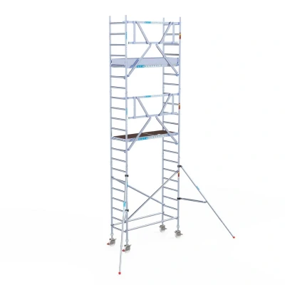 Afbeelding van Gevelvrije rolsteiger 0.75x1.90x7.20m werkhoogte &quot;lichtgewicht platformen&quot;