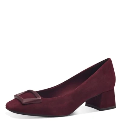 Afbeelding van Tamaris Leren pumps voor dames, Merlot Suede