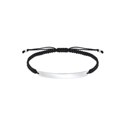 Afbeelding van Kuzzoi GEO Braided Armband silvercoloured, Heren, Maat: 19, Silver coloured