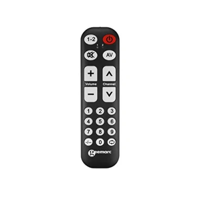Afbeelding van Geemarc TV 10 Universeel Afstandsbediening Zwart