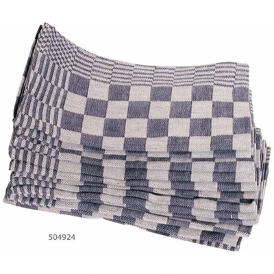 Afbeelding van Theedoek blok 70x70cm blauw (10st)