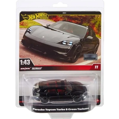 Image de Hot Wheels Véhicule à l&#039;échelle 1:43, répliques sous licence officielle pour collectionneurs adultes, pneus Real Riders, carrosserie et châssis en métal/métal, HWT10