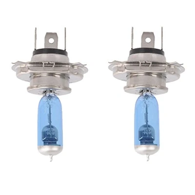Afbeelding van Mintice 2 x autovoertuig, helder, H4, 100 W, 6000 K, xenon, gas, halogeen, projectorlamp, vervanging wit