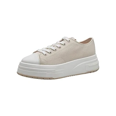 Afbeelding van Tamaris Fashletics Sneakers laag, Dames, Maat: 41, Ivory Imitatieleer/ textiel