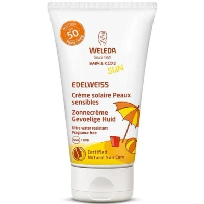 Afbeelding van Weleda Zonnecrème gevoelige huid SPF 50 baby &amp; kids 50ml