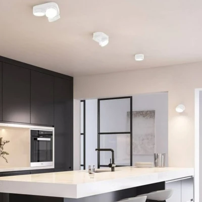Afbeelding van LED plafondspot Stanos, CCT, 2 lamps, wit