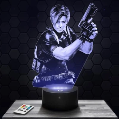 Afbeelding van lamp Res Evil decoratie kamer jongen 3D object gaming gamer video games cadeau idee gedempt licht nachtlampje kantoor Kerstmis tiener origineel TOP