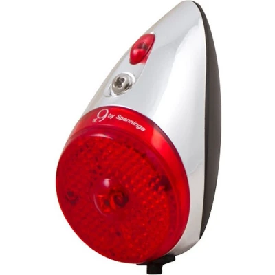 Afbeelding van Achterlicht Spanninga Retro nr.9 XDS dynamo chroom/zwart