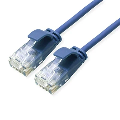 Afbeelding van ROLINE UTP Data Center Patchkabel Cat.6A (Class EA), LSOH, extra dun, blauw, 5 m
