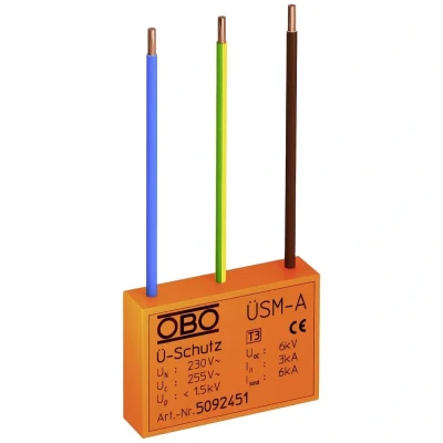 Afbeelding van OBO Bettermann 5092451 ÜSM A Overspanningsveilige module 3 kA 1 stuk(s)