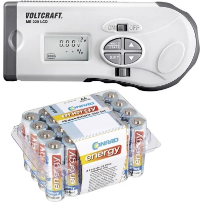 Afbeelding van VOLTCRAFT Batterijtester MS 229 Meetbereik (batterijtester) 1.2 V, 1.5 3 9 12 V Oplaadbare batterij, Batterij