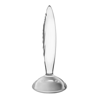 Afbeelding van Sparkling Crystal Glass Dildo Transparent