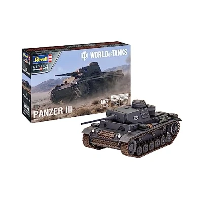 Afbeelding van 1:72 Revell 03501 Panzer III World of Tanks Plastic Modelbouwpakket
