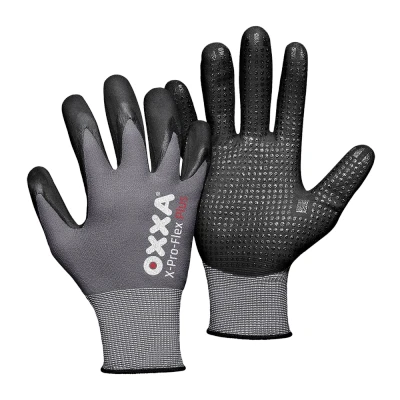 Afbeelding van Oxxa 51 295 X Pro Flex Plus Werkhandschoenen 8/M Nitril noppen voor extra grip 15129508