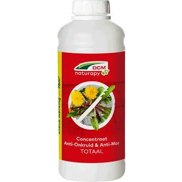 Afbeelding van Onkruidverdelger en mos verwijderaar DCM 76 m² (Concentraat, 1 liter)