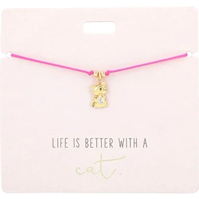 Afbeelding van Armband met bedeltje van een poes