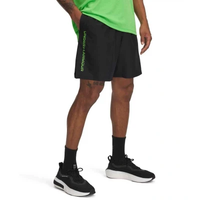 Afbeelding van Under Armour TECH Wordmark Korte broeken, Heren, Maat: Small, Black