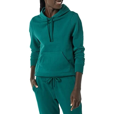 Image de Amazon Essentials Sweat à capuche en polaire (disponible grande taille) Women&#039;s, Vert Foncé, XXL