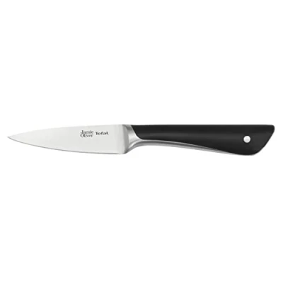 Afbeelding van Tefal Jamie Oliver by K26711 schilmes, 9 cm, hoge snijprestaties, onderscheidend design, robuuste en duurzame messen, roestvrij staal/zwart