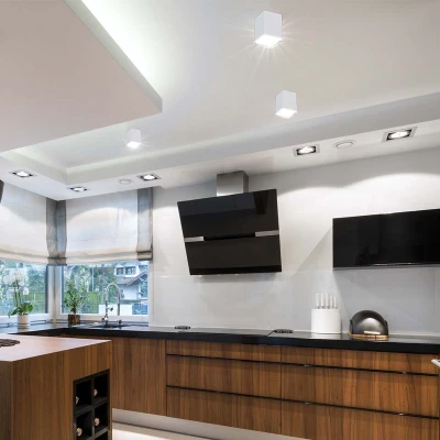 Afbeelding van V TAC VT 979SQ W LED spots opbouwarmaturen GU10 IP20 wit Modelnr: