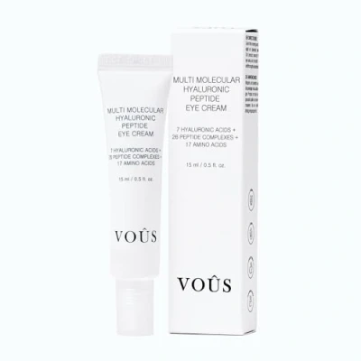 Afbeelding van Multi moleculaire Hyaluronic Peptide Oogcrème 15 ml + 7 hyaluronzuren 26 peptiden 17 aminozuren