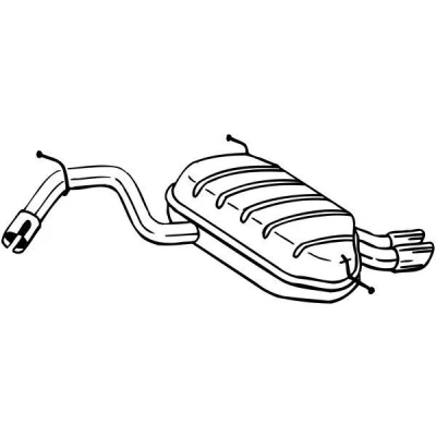 Afbeelding van Bosal Achterdemper 220 109