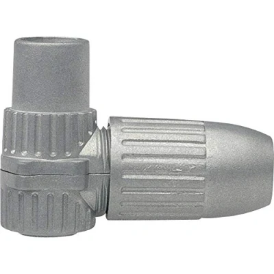 Afbeelding van Haakse coax IEC koppeling Kabeldiameter: 6.8 mm