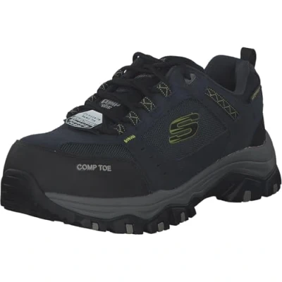 Afbeelding van Skechers Greetah Sneakers laag, Heren, Maat: 47.5, Blau Leer en textiel