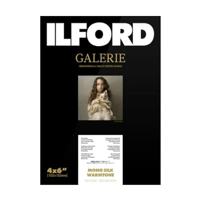 Afbeelding van ILFORD GALERIE Mono Silk Warmtone 250gsm 4x6&quot; 102mm x 152mm
