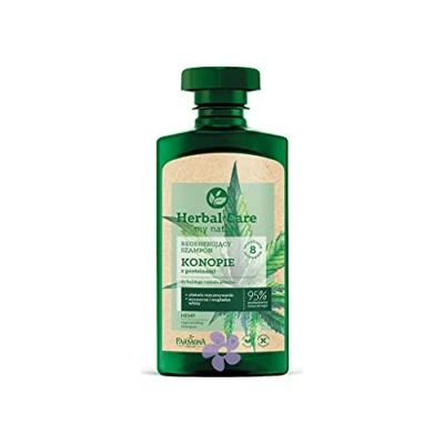 Afbeelding van Herbal Care Regenererende Shampoo Hennep met Proteïne 330ml