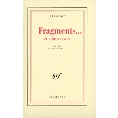 Afbeelding van Fragments et autres textes